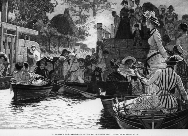 Illustration for article titled Some Classic, Corseted Regatta Fashions from Days Gone By